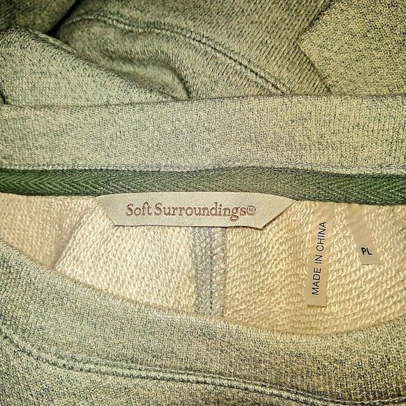 Soft Surroundings Womens Urban Chic Sweatshirt Size Petite Large Zipper … - Picture 6 of 6